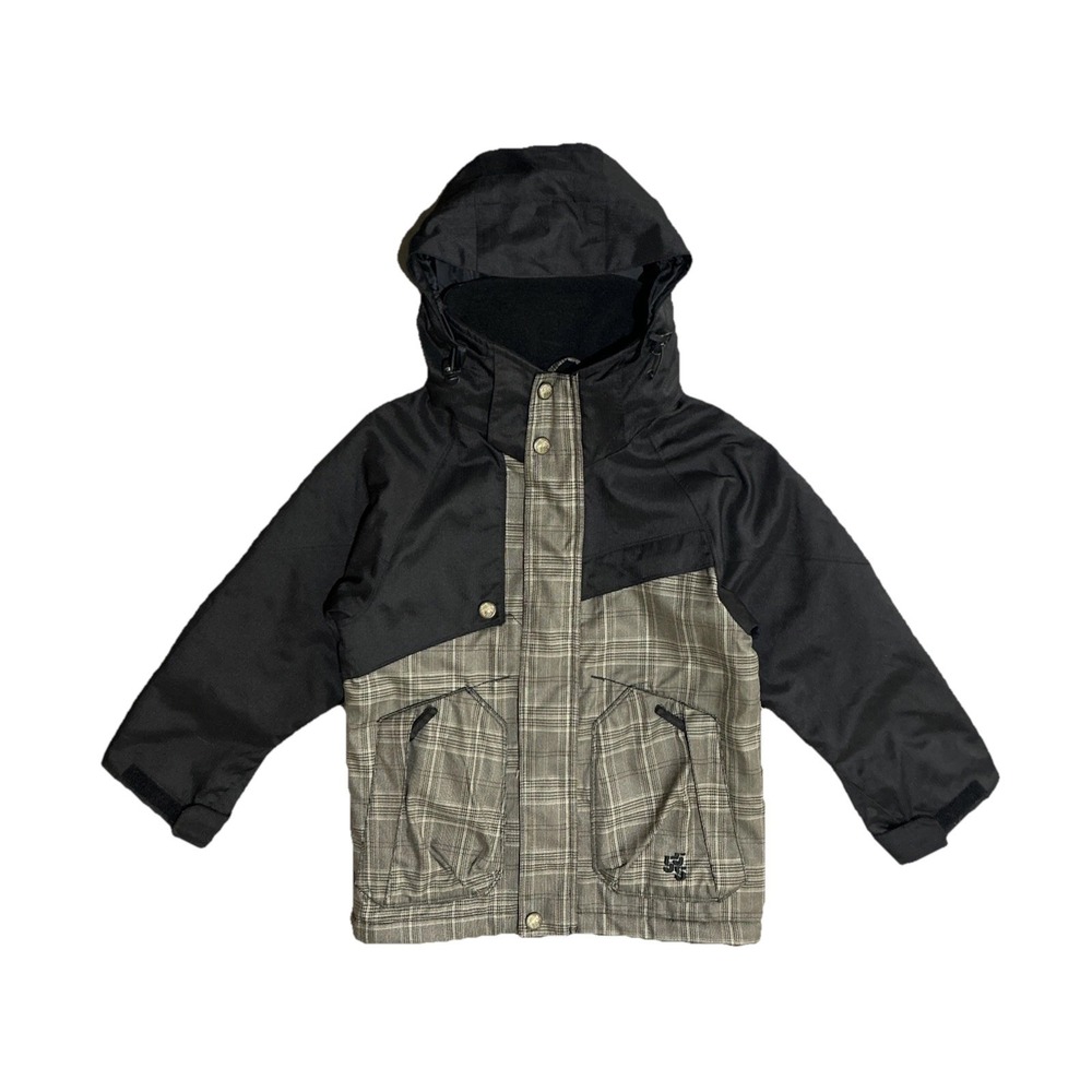 Triple Nickel 555 Plaid Ski Snowboard Jacket Water Resistant Insulated Size 8